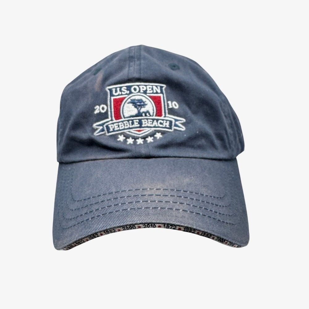 U.S. Open Pebble Beach 2010 Navy Adjustable Golf Hat Cap Unisex ClassicLogo 2010